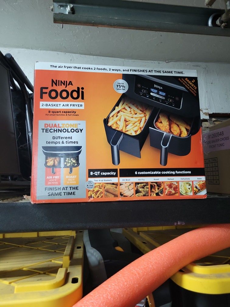 Ninja Foodi 8qt 2 Basket Air Fryer $100