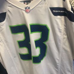 Seahawks White Away Jersey 