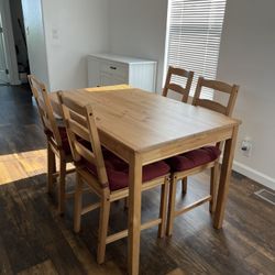 Small Wooden Dining Table 
