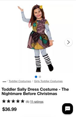 Nightmare before Christmas Sally Costume 5T