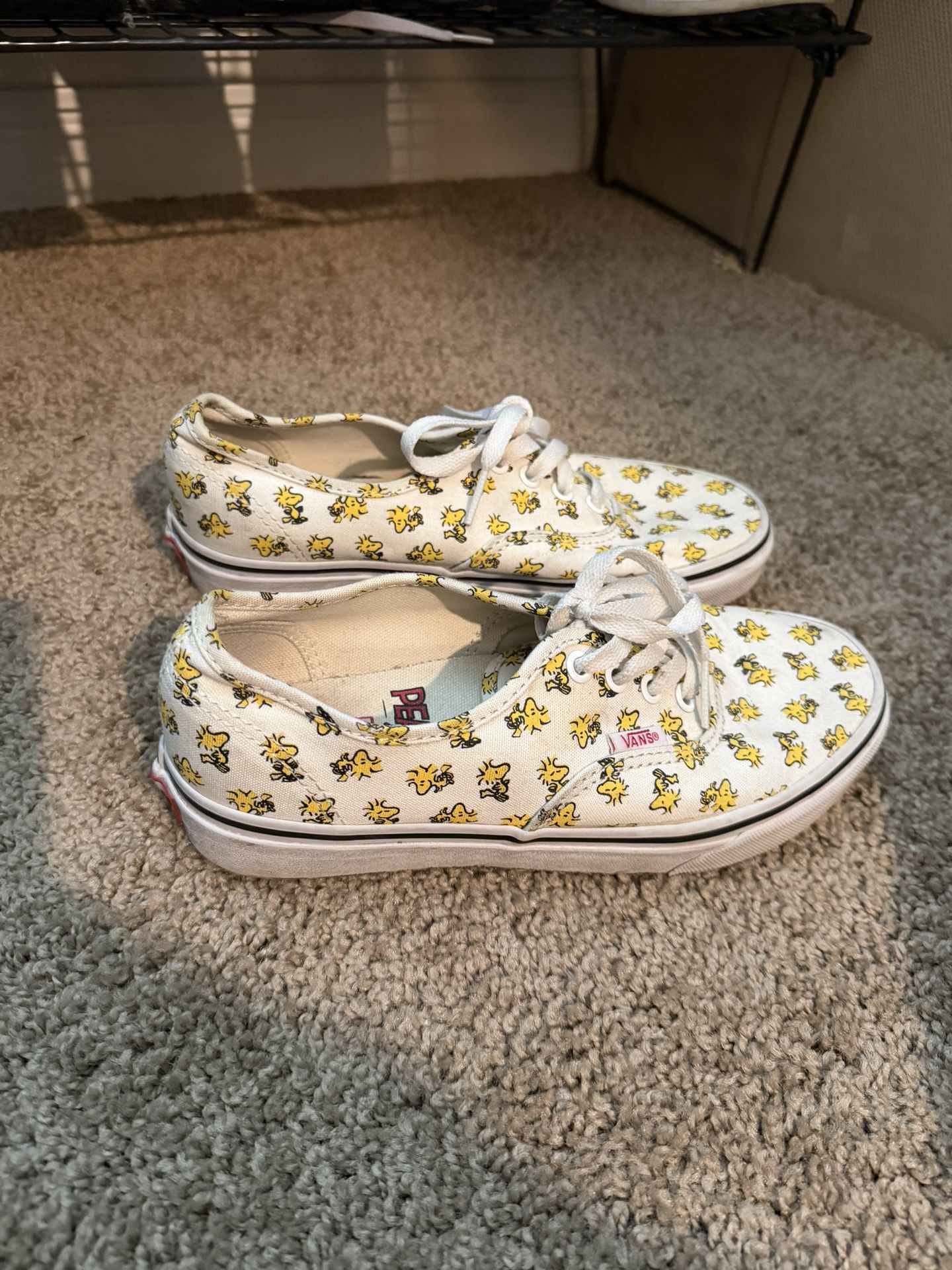 peanuts/woodstock vans 5m/6.5w
