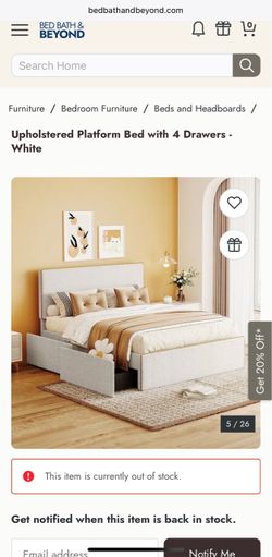 Full bed from Bed Bath and Beyond