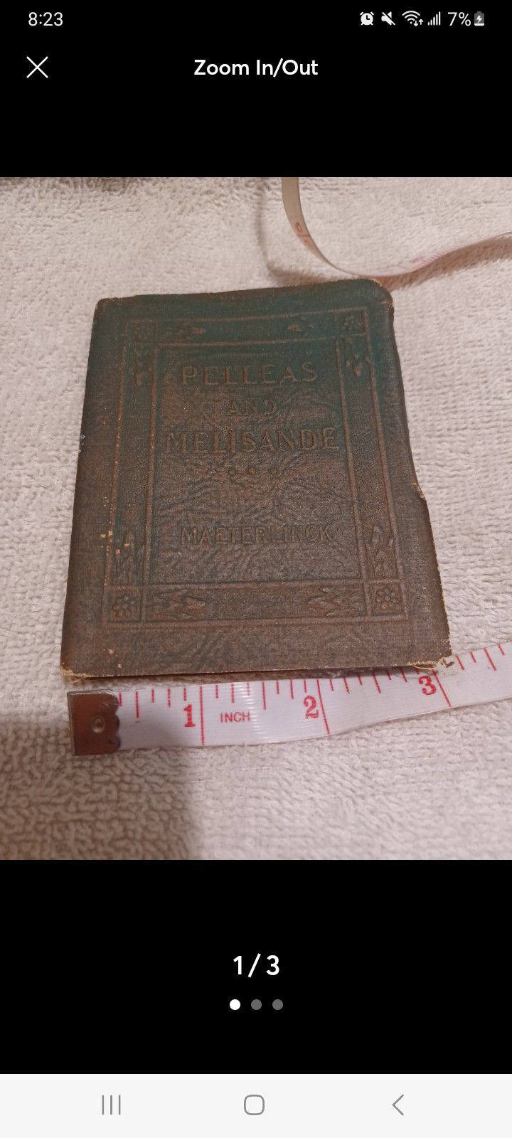 Antique LITTLE LEATHER LIBRARY book