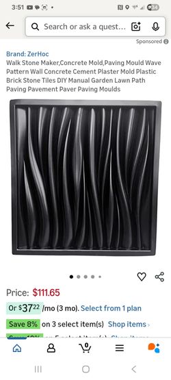 Brand: ZerHoc
Walk Stone Maker,Concrete Mold,Paving Mold