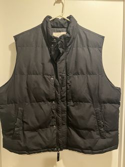 XXL Mens Puffer Vest Black