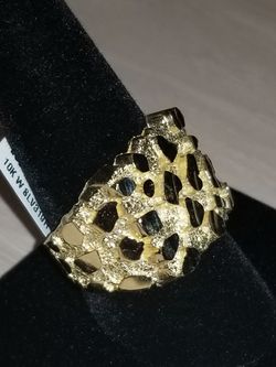 big size nugget ring... heavy solid!!!!