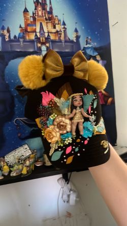Hand decorated Pocahontas Disney hat