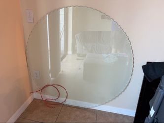 46 in round glass table top
