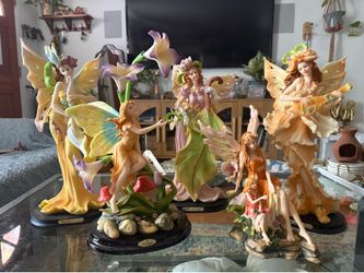 Porcelain Fairies - 5 piece set