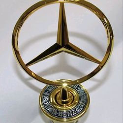 Mercedes Benz Maybach Hood Ornament Emblem Bonnet Badge SEE ALL PICS SOLD SEPARATE.  SHIPPING AVAILABLE 