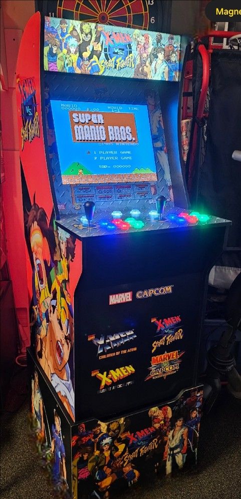 Retro X-Men Vs Street Fighter Arcade1up Cabinet With Over 15,000 Video Games