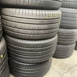 20” pirelli tires 295/40/20 semi new with free installation $80 each