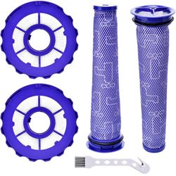 2 Pack Post-Motor Filters & 2 Pack Pre-Motor Filters Replacement for Dyson DC40