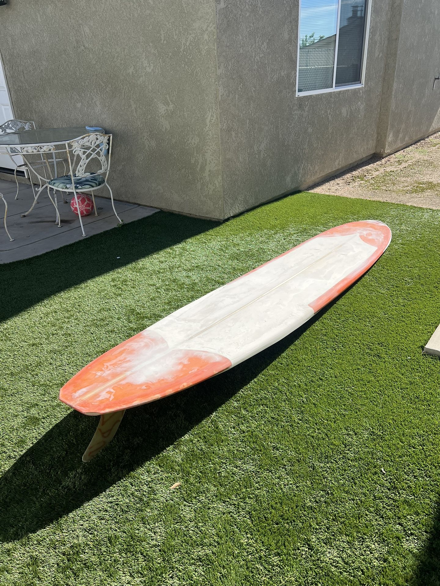10’2” Single Fin Log Surfboard