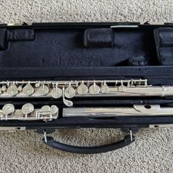 Very Good Condition~ Yamaha Silver Flute 200AD With Care