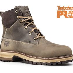 Timberland PRO Women's 6" Hightower Waterproof EH Alloy Toe Work Boots // Slip-Resistant // Oil-Resistant // Electrical Hazard // Safety Boots