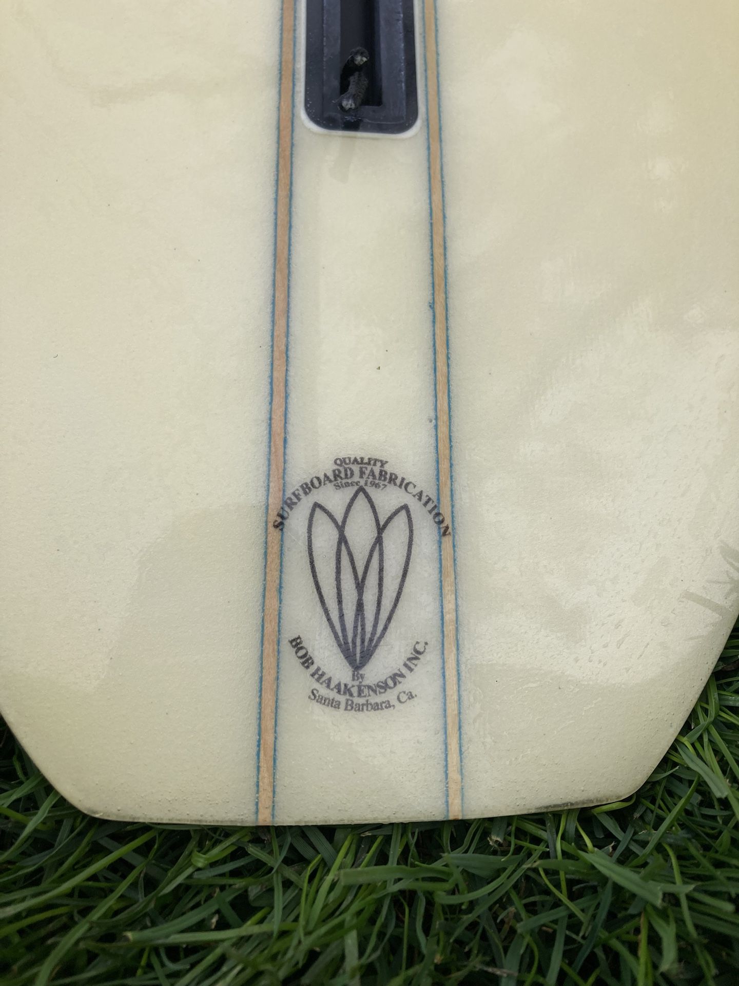 Classic Longboard, Surfboard, 9’6” Yater With Hotdog Fin And Case