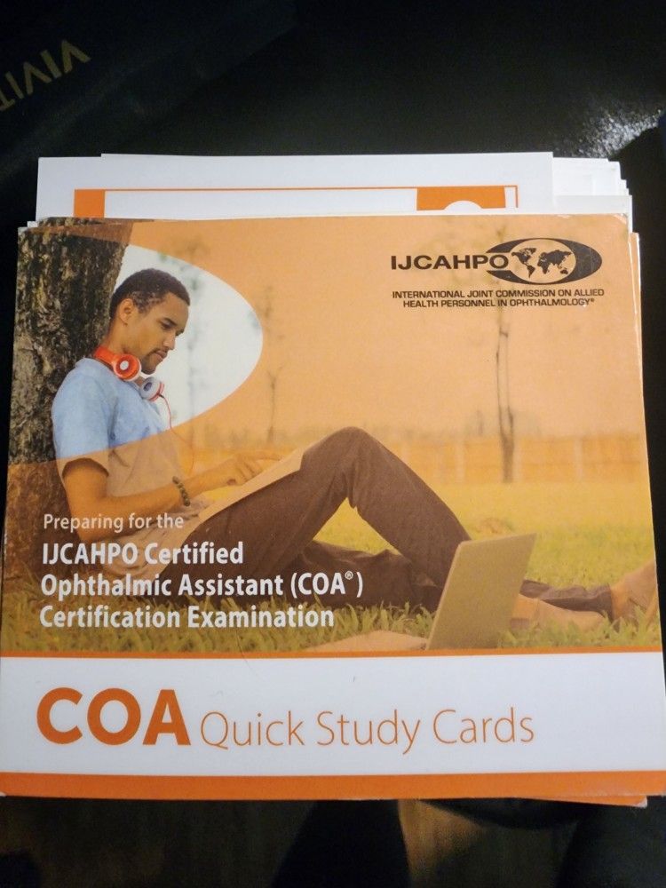 COA Ophthalmology Assistant Stugy Guide 