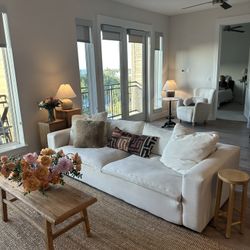 Moving Sale! 3 Seat Sofa Linen