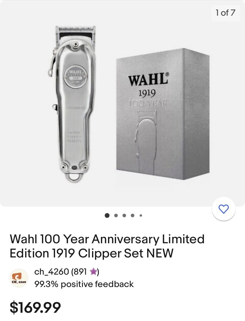 Wahl 1919 100 Years Anniversary Edition