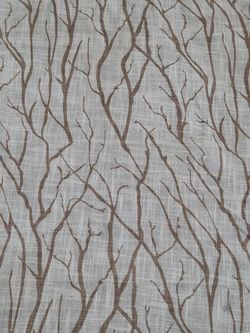 🌿 Neutral Tree Branch Pattern Curtain Panels (2 panels)