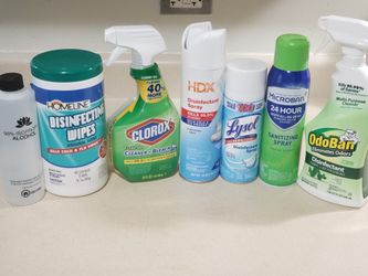 Disinfecting household spray