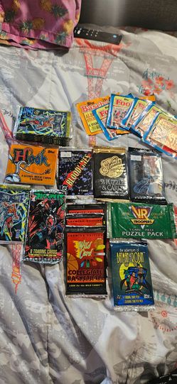 Vintage sealed packs