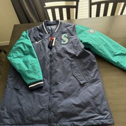 New Men’s Nike Mariners Bullpen Jacket XXL