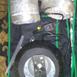 Crunch Grow Tent, Light And Exhaust Fan