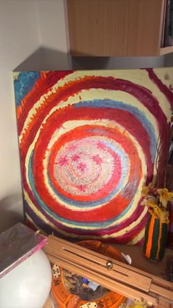 A spiral breeze of cosmic pinks