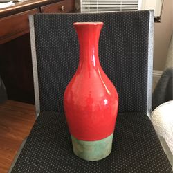 Red Vase
