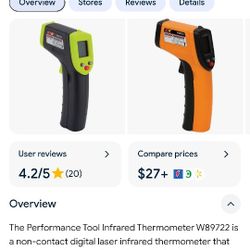 Performance Tool Infrared Thermometer Laser Gun
