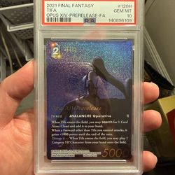 Tifa pre release opus XIV PSA 10 final fantasy