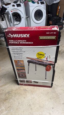 Husky 1500 lb. Capacity Portable Workbench