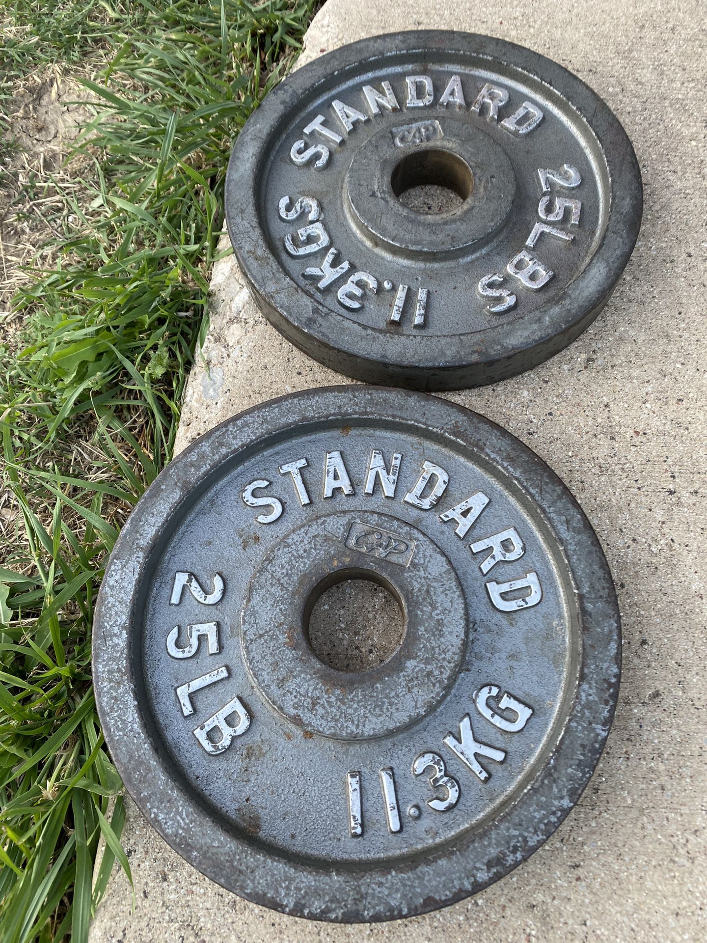 set of 25 pound weights