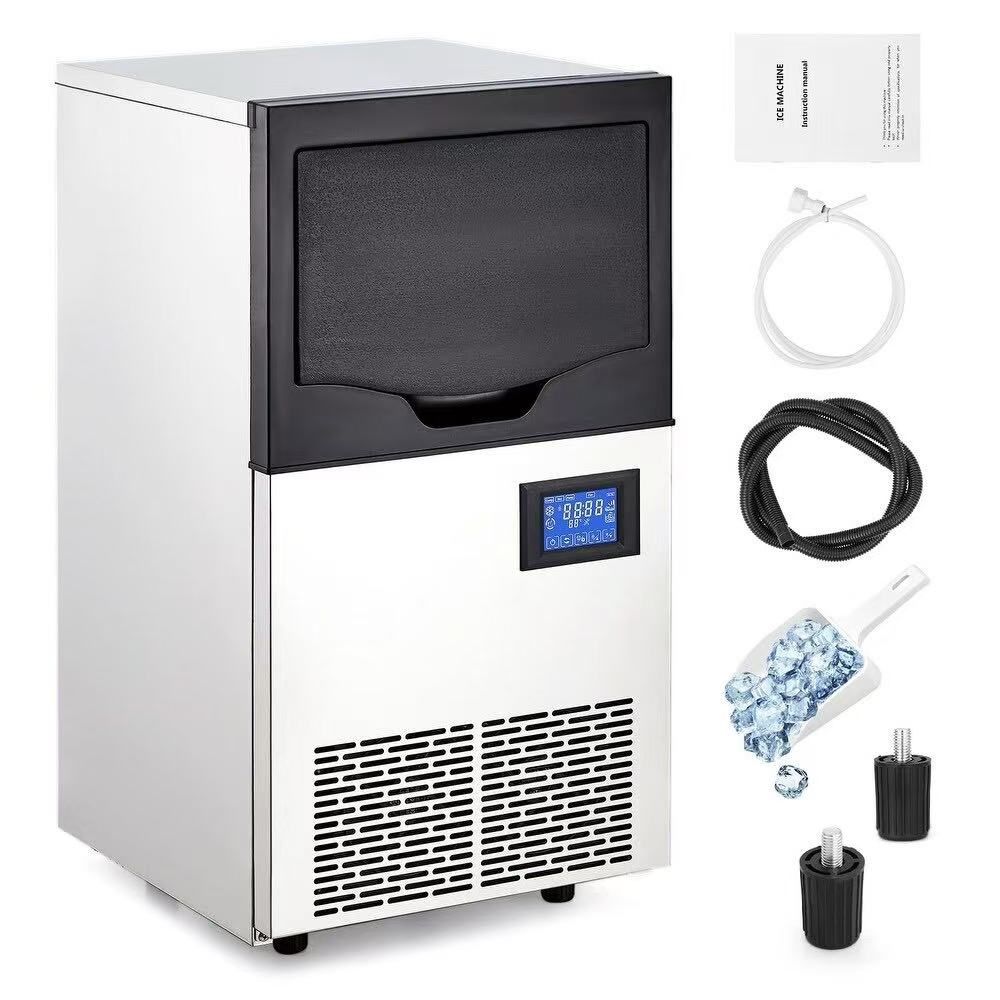 Commercial Ice Maker Produces 88 LBs/24 h
