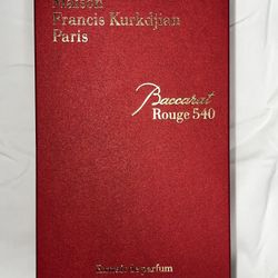 Francis Marion Paris Baccarat Rouge 540