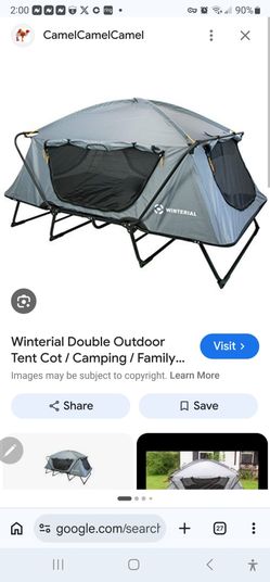 Tent. Cot 2 person. Used 2 times. $100. Paid $300