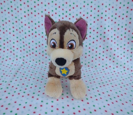 Build a Bear Paw Patrol Chase police dog with collar Plush Toy Nickelodeon