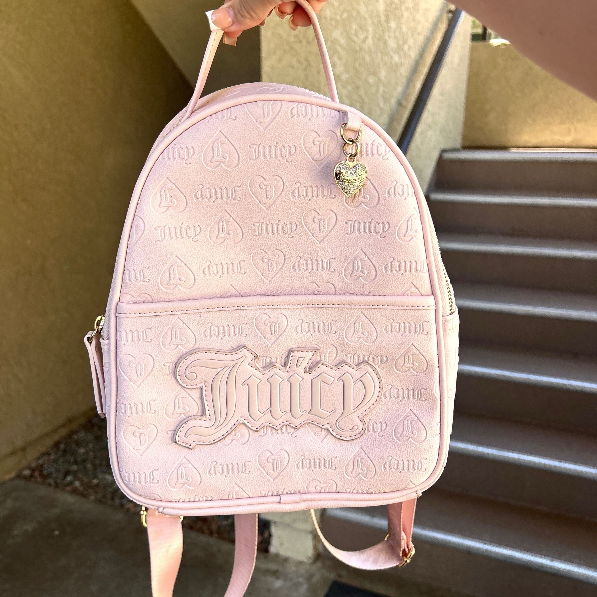 Juicy Couture Pink Medium sized backpack