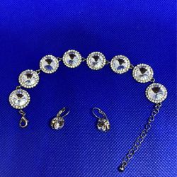 Luxury Bracelet and Earring Set