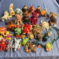 Lot of Beanie Babies & Teenie Beanie Babies