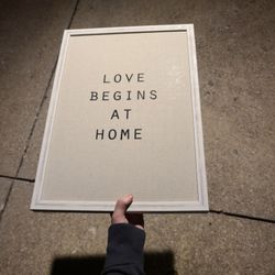 Love Begins At Home. Art