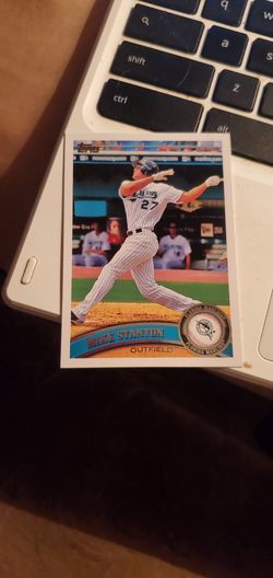 Mike stanton baseball card