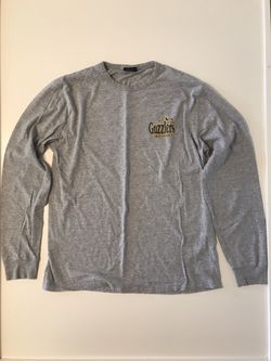 American Eagle Outfitters Brew House Guzzlers Gray Long Sleeve Graphic Tee — Size Small