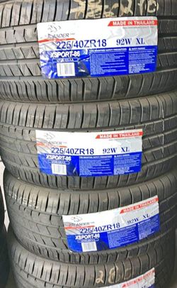 225/40/18 SET de llantas nuevas