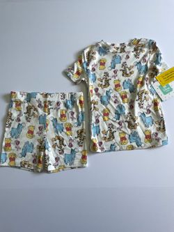 24 Months Disney Baby Winnie the Pooh 2 Piece Pajama Short Set Gender Neutral
