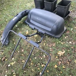 Husqvarna 3 Bagger grass clippings complete Set . 