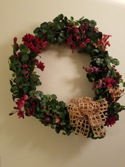 Handcrafted , Beautiful floral wreath