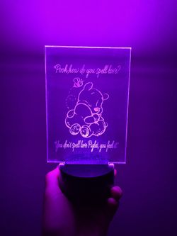 Engraved LED Lamps/Signs